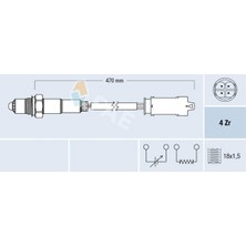 FAE Almparca Oksijen Sensoru Kat. Sonrasi Bmw N42 N46 E46 E53