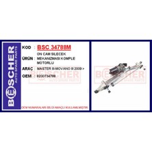 Bescher Almparca Cam Silecek Mekanizmasi Renault Master Iii 10- Motorlu
