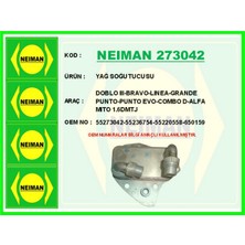 Bescher Almparca Yağ Soğutucusu Doblo Iii-Bro-Linea-Grande Punto-Punto Evo-Combo D-Alfa Mito 1.6dmtj