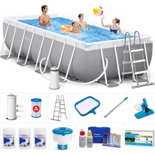 Intex 26790 Prefabrik Havuz 400X200X122CM Merdiven + Filtre + Bakım Seti
