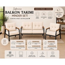 Sofmina Kafe, Bahçe, Balkon ve Teraslara Uygun 2-1-1 Içidolu Sünger