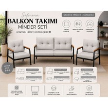 Sofmina Kafe, Bahçe, Balkon ve Teraslara Uygun 2-1-1 Içidolu Sünger