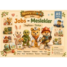Papelia Honey & Friends Jobs – Meslekler Ingilizce-Türkçe Etkinlik Seti