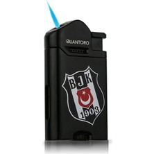 Quantoro Özel Tasarım Jet Alev Doldurulabilir Metal Çakmak, Asalet ve Güç Bir Arada