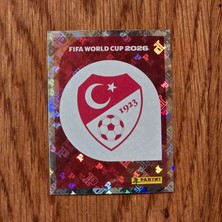 Panini Fwc 2026  Türkiye Takım Logosu Parlak Lisanslı Sticker Tur 1