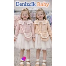 Diji Baby 1-2-3 Yaş Bolero Ceketli Çantalı Elbise