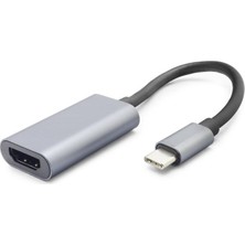 HDX7862 Type-C To HDMI Dişi Görüntü Dönüştürücü 4K 60 Hz - Siyah