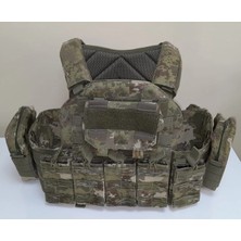 Bordolu Parts Taktik Yelek Airsoft  Plaka Takılabilen - MOD3