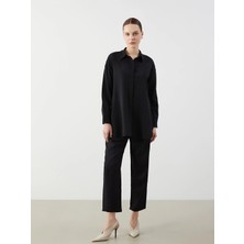 Lcw Modest Siyah Beli Lastikli Kadın Pantolon