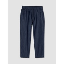 LC Waikiki Lcwaıkıkı Classic Siyah Beli Lastikli Carrot Fit Kadın Jean Pantolon