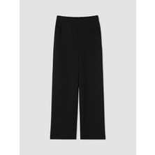 Lcw Modest Siyah Beli Lastikli Kadın Pantolon