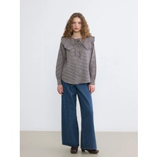 Lcw Modest Indigo Baggy Fit Kadın Jean Pantolon