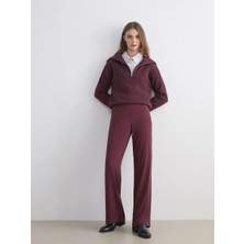 Lcw Modest Mor Standart Fit Geniş Paça Kadın Pantolon