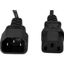 Powermaster PM-567 C14 C13 Power Güç Kablosu Ara Uzatma 3X0.75MM 1.8 Metre Ups Pdu Kablosu (10A 250V)