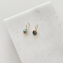 Vesce Atelier Yanardöner Labradorit Bombeli Küpe