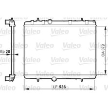 Valeo Almparca Radyatör 307-407-C4-C5-BERLINGO-PARTNER1.6-1.8-2.0 Hdi Ac Klimasiz Mek 380X552X26