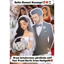 Evren Hediyelik -Gelin Damat Figürlü Düğün Hatırası-10 Adet
