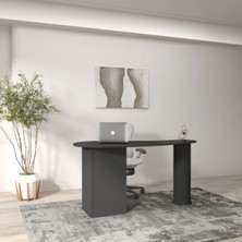 Klubeconcept Bohem %100 Mdf Oval Tasarım Ofis ve Çalışma Masası 150 cm