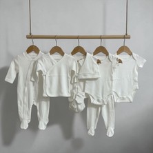 Bianco Figlio Organik Kumaş 9 Parça Bebek Hastahane Çıkış Seti