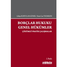 On İki Levha Yayınları Borçlar Hukuku Genel Hükümler - Çözümlü Pratik Çalışmala