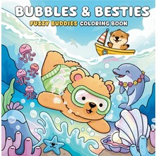 Farcy Bubbles & Besties 40 Sayfalık Boyama Kitabı ( 21 x 21 cm ) Çocuklar ve Yetişkinler Için Uygun