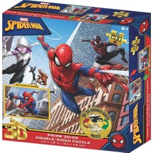 Toyfest Prime 3D Marvel Spider-Man Çift Taraflı Puzzle 200 Parça
