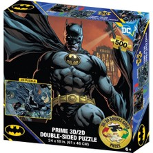 Toyfest Prime 3D Dc Comics Batman Çift Taraflı Puzzle 500 Parça