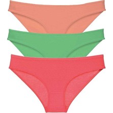 Asil Acar Home 3 Adet Süper Eko Set Likralı Kadın Slip Külot 543 - Xl
