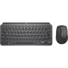 Logitech Logıtech Mx Keys Mini Combo Kablosuz Kurumsal Siyah 920-011063 Klavye+Mouse