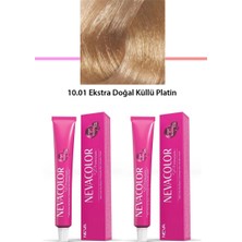 Asil Acar Home 2 Li Set Premium 10.01 Ekstra Doğal Küllü Platin - Kalıcı Krem Saç Boyası 2 x 50 G Tüp