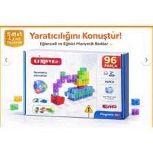 SH59839 Magnet Küp Yapı Blok Seti 96 Parça