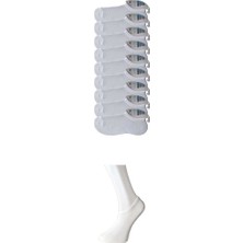 Asil Acar Home Beyaz Erkek Görünmez Çorap 9 çift