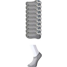 Asil Acar Home Gri Erkek Görünmez Çorap 9 çift