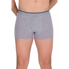 Asil Acar Home Likralı Erkek Boxer Şort Gri 1097B - M