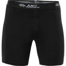 Asil Acar Home Likralı Uzun Erkek Boxer Siyah - 1114A - L