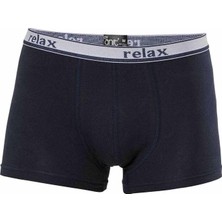 Asil Acar Home Relax Pamuklu Esnek Erkek Boxer Lacivert - 1268A - Xl