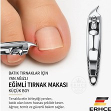 ERHCE Yan Ağızlı Tırnak Makası BATIK TIRNAK El Ayak Tırnak Kesimi Için Tırnak Kesme Makası Solingen Ocean