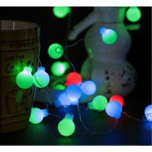 Fredeom Store 5m 28 LED Rgb Işık Şeffaf Kablo Fişli Eklemeli