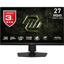 MSI Msı 27" Rapıd IPS Mag 275QF E20 0.5ms 200HZ Hdmı-Dp Pivot Gaming Monitör 2560X1440