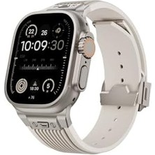 Belirtilmemiş - 44MM Kordon Klipsli Spor Görünümlü Silikon Kordon 113