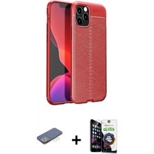 Pileli Store Pilelistore™ iPhone 12 Pro Max Kılıf Doruk Klasik Özel Seri - Şeffaf Temperli Cam Ekran Koruyucu + Renkli Kamera Lens Koruma Cam - Yl
