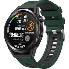 Belirtilmemiş - Galaxy 2 40MM 44MM Kordon Çift Renk Çizgili Kordon