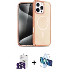 Pileli Store Pilelistore™ iPhone 16 Pro Max Kılıf Nova Asil Prime - Siyah 3D Antistatik Cam Ekran Koruyucu + Bilvis Titan Kamera Lens - Sh