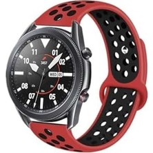 Belirtilmemiş - 2 46MM Kordon Spor Kordon Kırmızı-Siyah