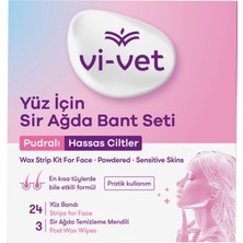Vi-Vet Purdalı Yüz Için Sir Ağda Bandı 24'lü 2 Adet