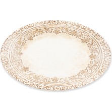 Bambum Şems Porselen Kayık Tabak 21 cm 2 Adet