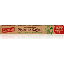 Koroplast Pişirme Kağıdı Doğal Hazır Kesilmiş 20'li 5 Adet