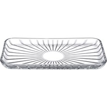 Paşabahçe Elegant Dikdörtgen Servis Tabağı 16.3 x 27 cm 5 Adet