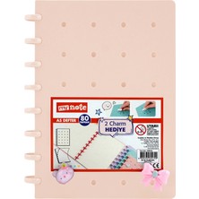 Mynote Mushroom Defter A5 80 Yaprak Charm Hediyeli 4 Adet