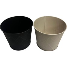 Gampaş Metal Saksı Büyük Boy 2 Adet